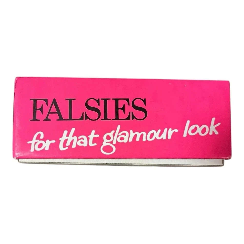 VTG 1976 No. 625 Falsies For That Glamour Look Gag Gift Fake Dentures Box Pin Up